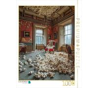 Puzzle · Château de Pop-Corn | Image imaginaire d'un monde de rêve · générée par l'IA · 1000 pièces · Format assemblé 64 × 48 cm · CALVENDO Puzzle