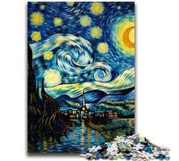 Puzzle Château étoilé 1000 pièces pour Adultes et Adolescents, Anti-Stress, défi Difficile à Offrir en Cadeau à Toute la Famille (50x75cm)