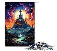 Puzzle Château Fantastique 1000 Pièces pour Adultes Convient aux Couples et aux Adolescents de 14 Ans et Plus 1000 PCS (75x50cm)