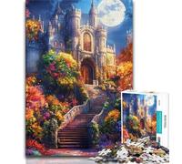 Puzzle Château Fantastique 1000 pièces pour Adultes et Adolescents, Jouet éducatif et décompressant, idéal comme Cadeau (75x50cm)