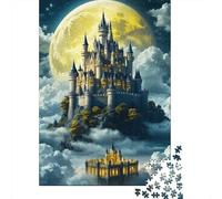 Puzzle Château Fantastique 1000 Pièces Puzzle Adultes Difficulté Puzzle Jeu Éducatif Jouet Cadeaux de Noël 1000pcs (75x50cm)