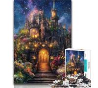 Puzzle Château Fantastique pour Adolescents 1000 Pièces, Jeux Éducatifs, Décoration Maison, Collection Artistes, Beaux-Arts (75x50cm)