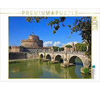 Puzzle · Château Saint-Ange et Pont Saint-Ange à Rome | Des monuments pour l'éternité · 1000 pièces · Format assemblé 64 × 48 cm · CALVENDO Puzzle