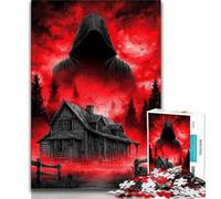 Puzzle Château Sombre pour Adolescents 1000 pièces, Jeu éducatif, Jouet, décoration d'intérieur Unique et Cadeaux 38x26cm