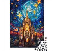 Puzzle Châteaux Colorés, Stimulant et Stimulant, en Carton 100% recyclé, pour Adultes et Adolescents, Cadeau d'anniversaire, 1000 pièces (38 x 26 cm)