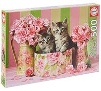 Puzzle CHATONS AVEC DES ROSES