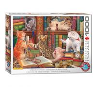 Puzzle - Chatons Dans La Bibliothèque - 1000 Pièces
