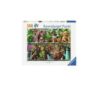 Puzzle chats adorables dans le rack 500 pieces -