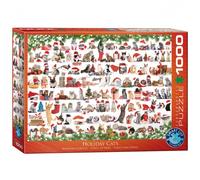 Puzzle - Chats De Noël - 1000 Pièces