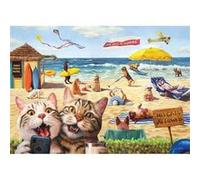 Puzzle chats interdits par lucia heffe xl 500 pieces - Eurographics G