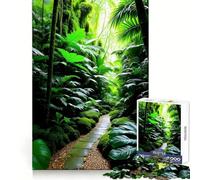 Puzzle Chemin vers Le Paradis pour Adolescents,1000 pièces,améliore la mémoire,agréable Moment de détente,découpe Laser,Surprise d'anniversaire (38x26cm)