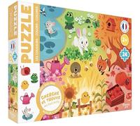 Auzou Puzzle Cherche et Trouve des Tout-Petits – Les Couleurs