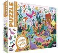 Auzou – Puzzle cherche et trouve – Les Dinosaures
