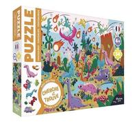 Auzou – Puzzle cherche et trouve – Les Dinosaures
