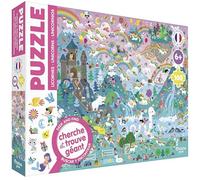 Puzzle cherche et trouve - licornes