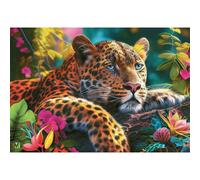 Puzzle CHERRY PAZZI Léopard volant 500 pièces