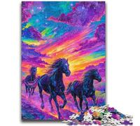 Puzzle Cheval Fantastique 1000 pièces pour Ados et Adultes, Jeu Familial Anti-Stress, défi Difficile, Collection d'artistes, Beaux-Arts (38x26cm)