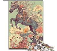 Puzzle Cheval Magique pour Adolescents 1000 pièces, adapté aux 14 Ans et Plus. Amusement en Famille pour Toute la Famille (26x38cm).