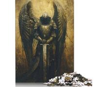 Puzzle « Chevalier angélique » 1000 pièces, Puzzle en Papier pour Adultes, décoration intérieure, 38 x 26 cm