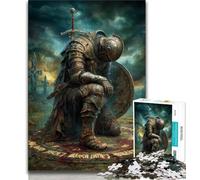 Puzzle Chevalier Magique 1000 pièces pour Adultes et Adolescents, Jeu éducatif, Jouet de défi, décoration d'intérieur Unique et Cadeaux 38x26cm