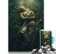 Puzzle Chevalier Magique Médiéval pour Adultes 1000 Pièces, Jeu Éducatif, Jouet Défi, pour Toute la Famille (75x50cm)