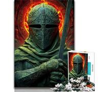 Puzzle Chevalier Magique pour Adolescents 1000 Pièces, Jeux Éducatifs Décoration de Maison Adapté à la Décoration de Bureau (75x50cm)
