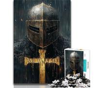 Puzzle Chevalier Magique pour Adultes et Adolescents, Jeu Éducatif Difficile à Compléter, Amusant et Humoristique pour Anniversaire (38x26cm)