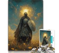 Puzzle Chevalier Majestueux Médiéval 1000 pièces pour Adultes et Adolescents, Jouet éducatif intellectuel décompressant, décoration Parfaite (38x26cm)