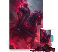 Puzzle Chevalier Mort-Vivant 1000 Pièces Jeu de Construction Focus Zero Gap Activité Récompenseuse pour Les Jours de Pluie (50x75cm)