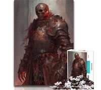 Puzzle Chevalier Squelette 2000 pièces pour Adultes, Jeu Stimulant et Jeu Familial idéal comme Cadeau pour Toute la Famille 70x100cm