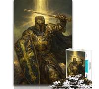 Puzzle Chevaliers médiévaux 1000 pièces pour Adolescents, Jeux éducatifs, décoration d'intérieur, à Offrir en Cadeau à Toute la Famille (38x26cm)