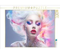 Puzzle · Chevelure | Nuances de couleur dans les cheveux blancs · 1000 pièces · Format assemblé 64 × 48 cm · CALVENDO Puzzle