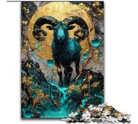 Puzzle Chèvre Magique pour Adultes et Adolescents, Jeux de Détente, pour Toute la Famille (26x38cm)