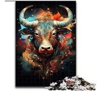 Puzzle Chèvre Style Graffiti pour Adultes 1000 pièces, Jouet éducatif et décompressant pour Anniversaire et Noël (26x38cm)
