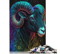 Puzzle Chèvres pour Adultes et Adolescents, Jeu Familial 1000 pièces (75 x 50 cm)