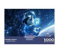 Puzzle Chien 1000 Pièces Adulte, Interprétation Créative De Puzzle Stitch 1000 Pieces - Un Puzzle 1000 Pieces Animaux pour Se Détendre 38x26cm/1000pcs