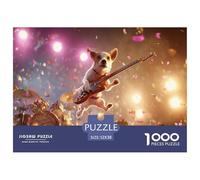 Puzzle Chien 1000 Pièces De Style Contemporain, pour Collectionneurs De Puzzle 1000 Pieces Animaux - Série Limitée Stitch 1000 Pieces 52x38cm/1000pcs