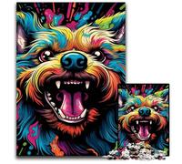 Puzzle Chien 1000 pièces, Puzzle Impossible pour Adultes, idéal pour Les Adolescents et Les collectionneurs, Cadeau de Voyage, activité familiale 50x75cm / 19,68x29,52 Pouces