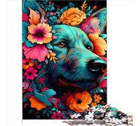 Puzzle Chien 1000 pièces Puzzle pour Adultes Puzzles en Bois Cadeau pour 12 Ans Plus Jeu de Puzzle Familial Cadeaux d'anniversaire 1000 pièces (50x75 cm)