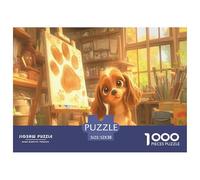 Puzzle Chien 1000 Pièces, Œuvre d'art À Assembler - pour Amateurs De Puzzle 1000 Pieces Animaux Et De L'Esthétique Stitch 1000 Pieces