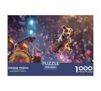 Puzzle Chien 1000 Pièces, Œuvre d'art À Assembler - pour Amateurs De Puzzle 1000 Pieces Animaux Et De L'Esthétique Stitch 1000 Pieces