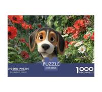 Puzzle Chien 1000 Pièces, Œuvre d'art À Assembler - pour Amateurs De Puzzle 1000 Pieces Animaux Et De L'Esthétique Stitch 1000 Pieces