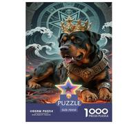 Puzzle Chien Boucher Rottweiler avec 1000 Pièces pour Adultes,Vagues océaniques Un Jeu De Dexérité Très Difficile Puzzle Éducatif Aux Défis l'art De La Décoration Moderne 70x50cm/1000pcs