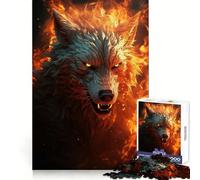 Puzzle Chien de l'enfer en colère 1000 pièces pour Adolescents Stimulation mentale, Plaisir Calme, Bords Uniformes, Cadeau de Vacances (50x75cm)