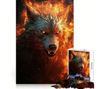 Puzzle Chien de l'enfer en colère pour Adolescents, 1000 pièces, Casse-tête apaisant, Passe-Temps Solide, Cadeau attentionné (38x52cm)