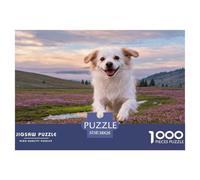 Puzzle Chien Japonais 1000 Pièces pour Adultes Et Enfants, Jeu en Famille, Jeu ÉduChatif, Casse-tête Prairie Plateau, DéCoration, Cadeau Anniversaire 38x26cm/1000pcs