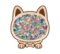 Puzzle Chien - Jeu en Bois de 115 pièces, Illustration Couleur Morandi, Jouet de réflexion éducatif, Planche à Finition Lisse | Activités de Loisirs en Famille pour, garçons et Filles, Plage,