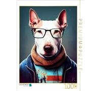 Puzzle · Chien Max | Fais la connaissance du chien hipster · 1000 pièces · Format assemblé 64 × 48 cm · CALVENDO Puzzle