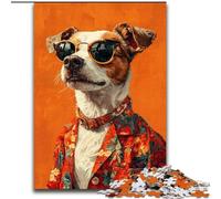 Puzzle Chien Mode 1000 pièces pour Adolescents, à partir de 14 Ans Amusement en Famille pour Toute la Famille (26x38cm)