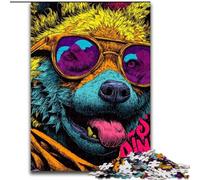 Puzzle Chien Mode 1000 pièces pour Adolescents, Interaction Parent-Enfant intéressante pour réduire Le Stress (Taille 50x75cm)